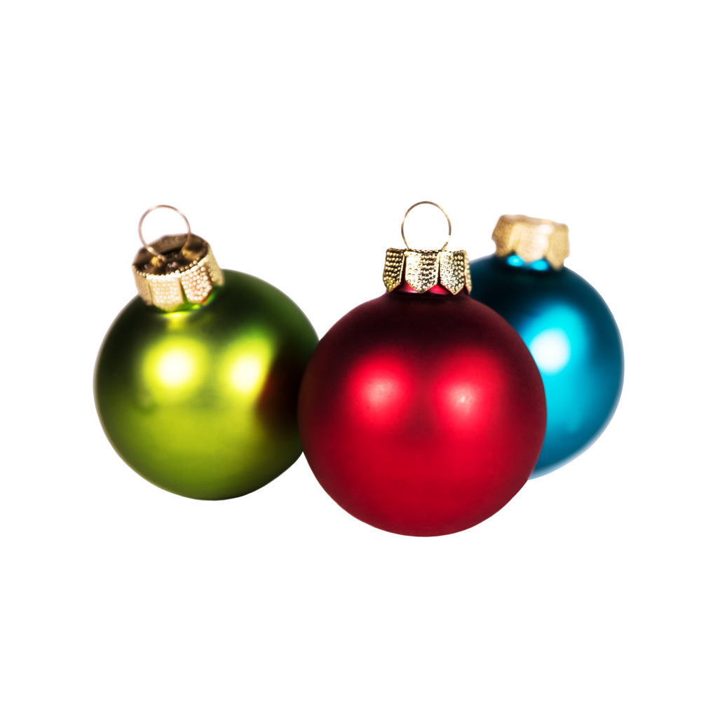 Three Christmas Balls